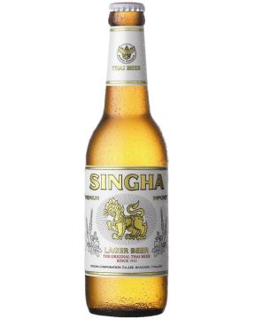 Singha Lager Beer Op=Op (THT) EXPORT