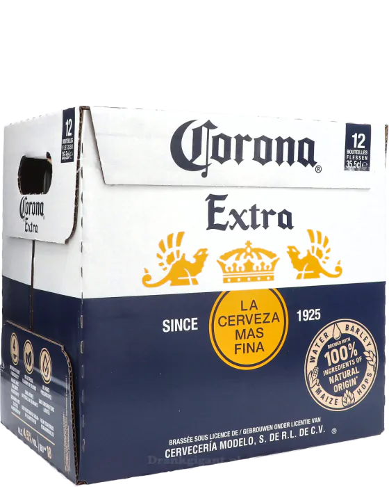 aanpassen dienblad Fonetiek Corona Extra Bier Doos 12x35,5cl online kopen? | Drankgigant.de