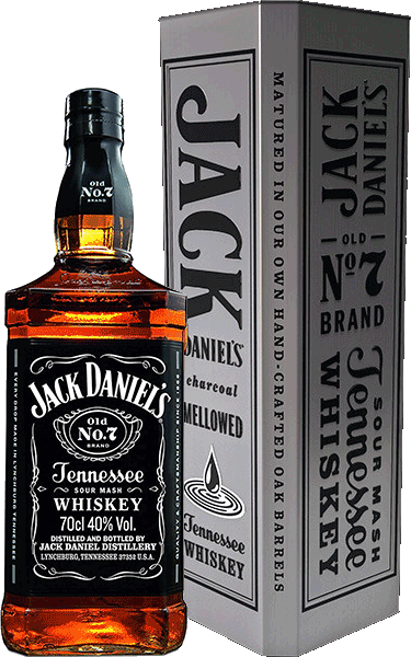 Jack Daniels Metal Geschenkbox Zilver