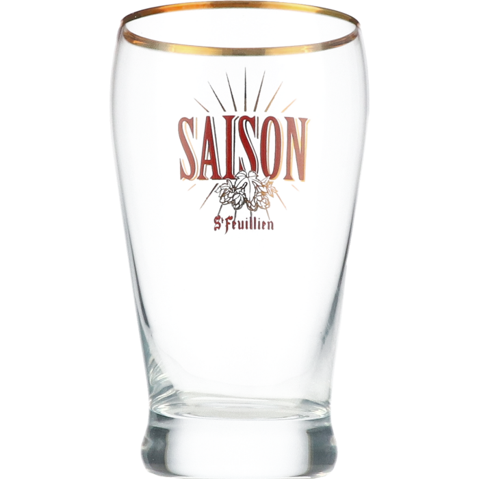 St Feuillien Saison Bierglas Met Gouden Rand